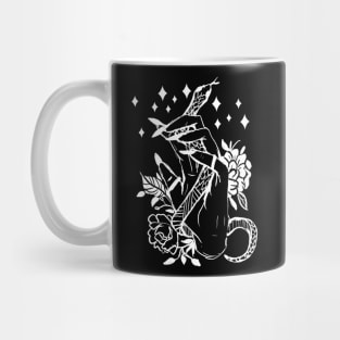 Witchy Hand & Snake Spooky Gothic Punk Mug